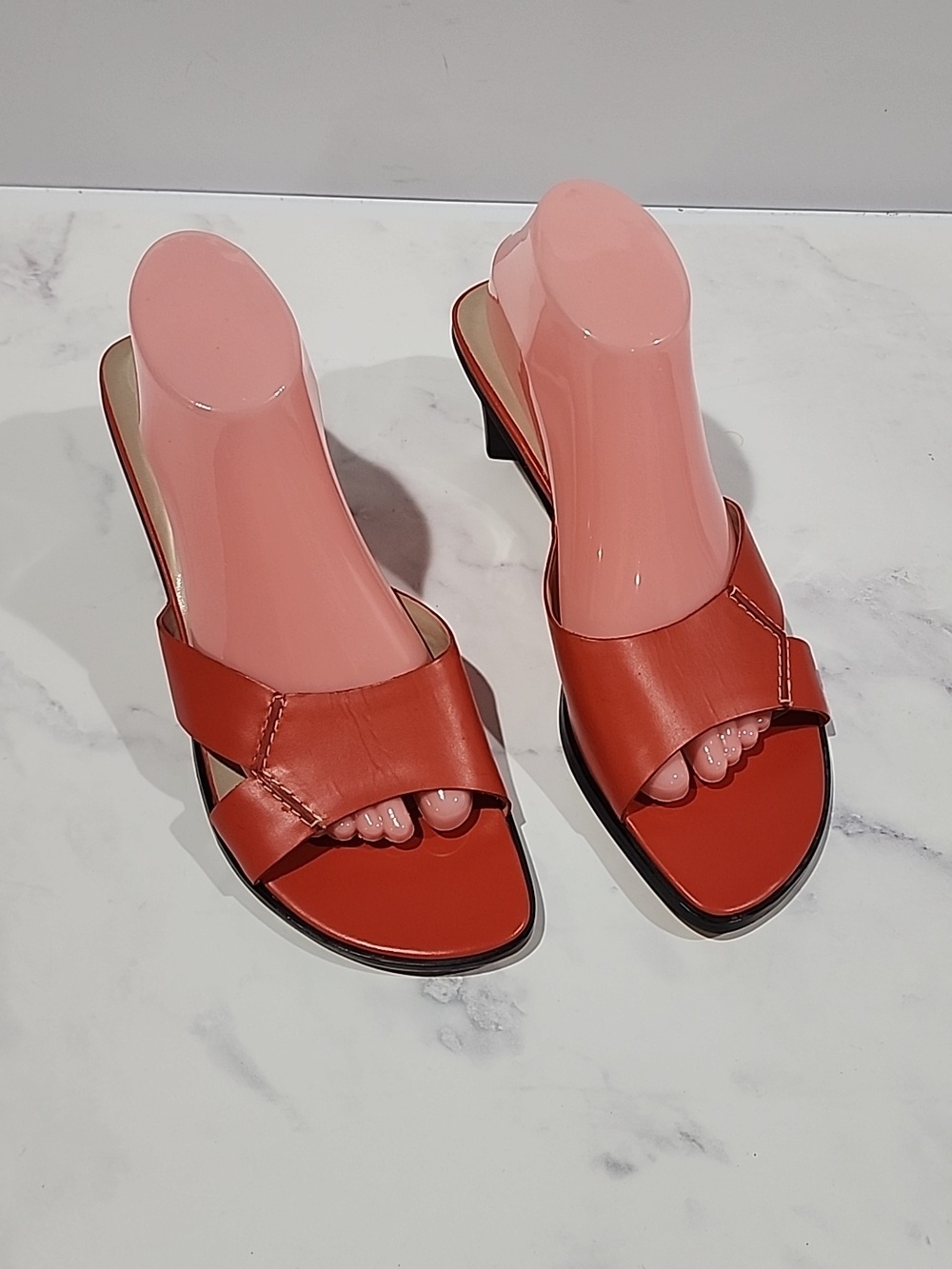 Bene Trovato  Block Heel Slip On Sandals